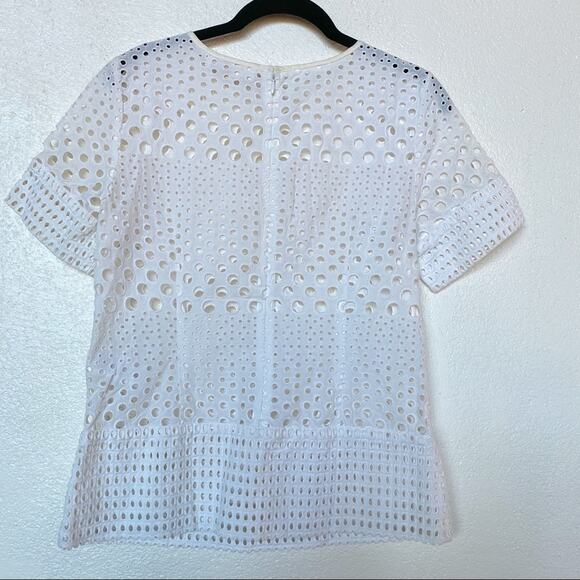 MICHAEL Michael Kors Cotton Eyelet Top Size Small - Picture 12 of 12